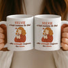 Mug Personnalisé - Cadeaux D’Anniversaire Pour Meilleures Amies, Sœurs, BFF - La Caféine Réchauffe Toujours Les Cœurs
