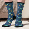 Chaussettes Personnalisées - Cadeaux Pour Amoureux Des Livres, Rats De Bibliothèque, Lecteurs - Gueule De Bois Littéraire En Cours