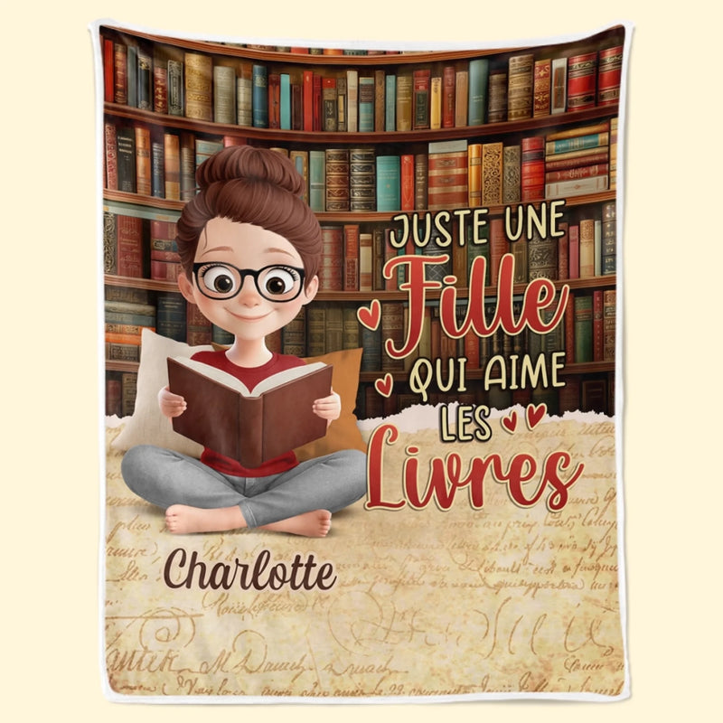 Couverture Personnalisée - Cadeaux Pour Amoureux Des Livres, Rats De Bibliothèque, Lecteurs - Bonheur Sous La Couverture De Livres