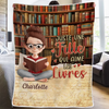 Couverture Personnalisée - Cadeaux Pour Amoureux Des Livres, Rats De Bibliothèque, Lecteurs - Bonheur Sous La Couverture De Livres