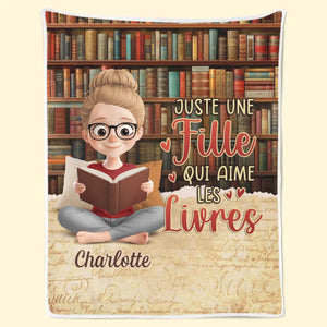 Couverture Personnalisée - Cadeaux Pour Amoureux Des Livres, Rats De Bibliothèque, Lecteurs - Bonheur Sous La Couverture De Livres
