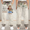 Pantalon De Survêtement Unisexe Personnalisé - Cadeaux Pour Amoureux Des Livres, Rats De Bibliothèque, Lecteurs - Dans Les Pages D’Un Livre, Je Trouve Mon Monde