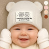 Ensemble Bonnet Et Moufles Bébé Personnalisé - Cadeaux De Naissance Ou De Révélation De Genre Pour Nouvelles Mamans, Nouveaux Papas, Nouveaux Parents, Papa Et Maman Chiens - Une Petite Étincelle Illumine Notre Monde