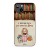 Étui De Téléphone Transparent Personnalisé - Cadeaux Littéraires Personnalisés Pour Les Amoureux Des Livres, Les Rats De Bibliothèque Et Les Lecteurs - Bookmark My Heart