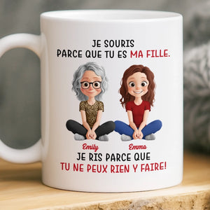 Mug Personnalisé – Cadeaux D'Anniversaire Personnalisés Pour Maman, Papa, Fille – Toujours Ta Petite Fille, Pour Toujours Mon Plus Grand Amour