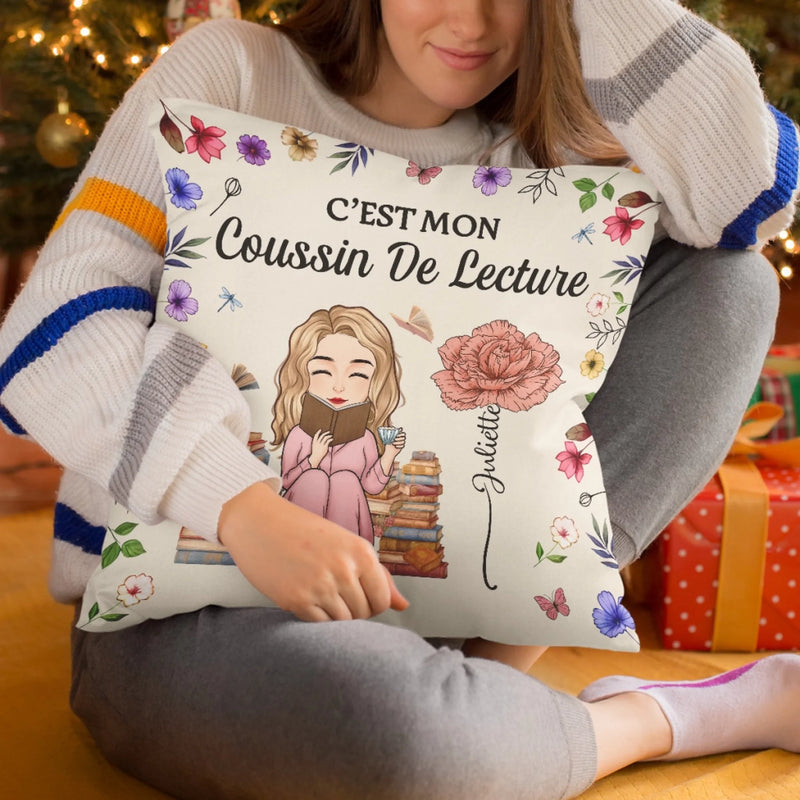 Coussin De Poche Personnalisé – Cadeaux Pour Amoureux Des Livres, Rats De Bibliothèque, Lecteurs – Chaque Livre Marque Les Profondeurs De Mon Âme