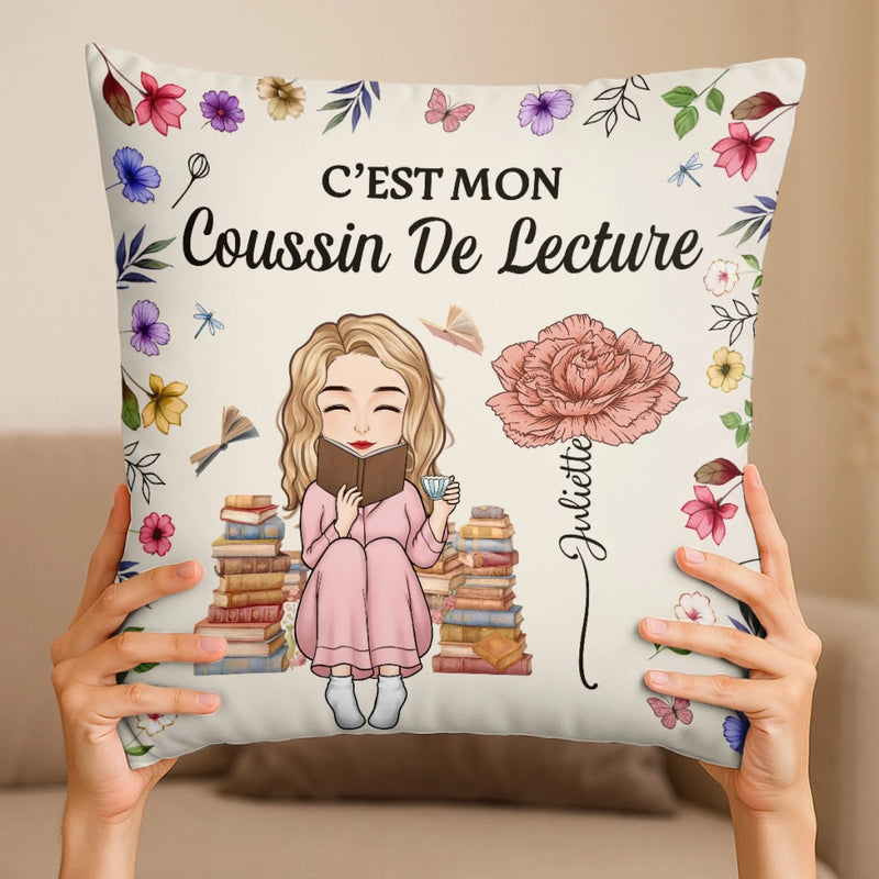 Coussin De Poche Personnalisé – Cadeaux Pour Amoureux Des Livres, Rats De Bibliothèque, Lecteurs – Chaque Livre Marque Les Profondeurs De Mon Âme