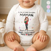 Body Bébé À Manches Longues Personnalisé Pour Le Premier Noël – Cadeaux Personnalisés De Baby Shower Et De Révélation De Genre Pour Nouvelles Mamans, Nouveaux Papas, Nouveaux Parents – Petites Mains, Grand Amour