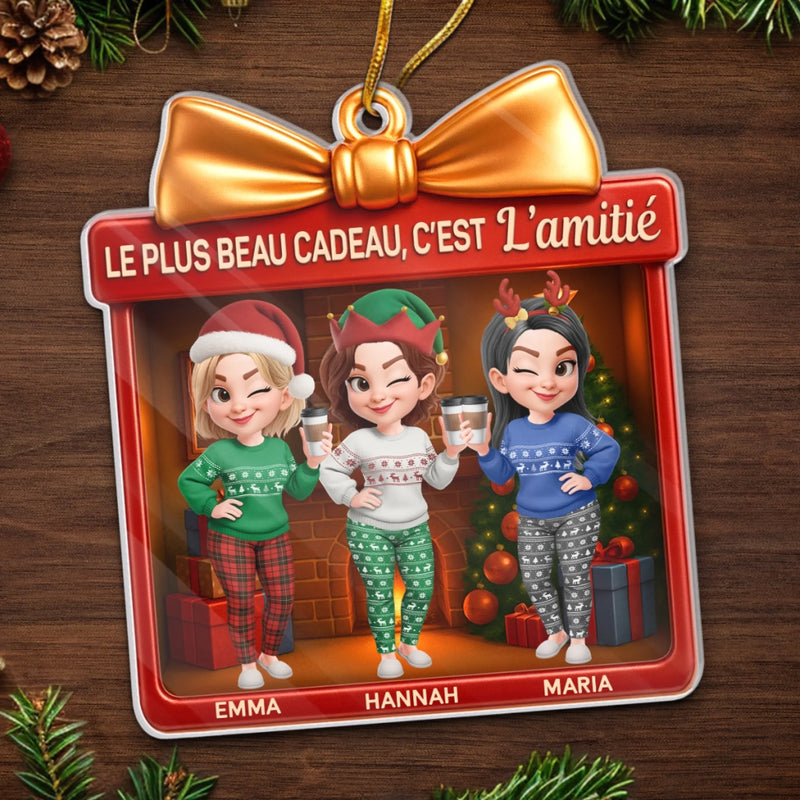 Ornement En Acrylique Personnalisé – Cadeaux De Noël Et D’Anniversaire Personnalisés Pour Meilleure Amie, Femmes, Sœurs, BFF – Créer Ensemble De Joyeux Souvenirs