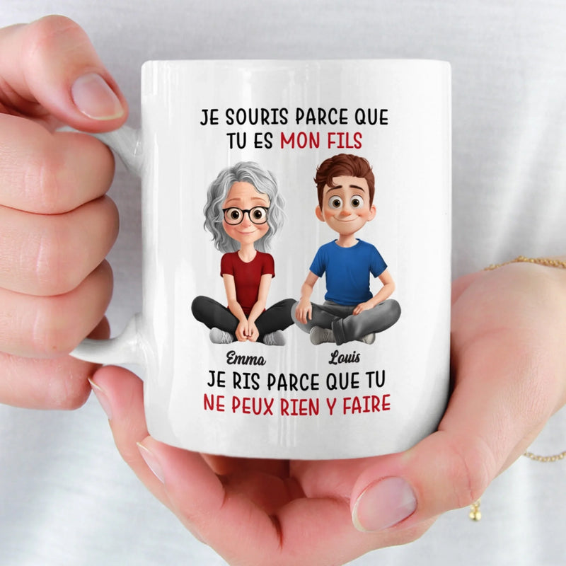 Mug Personnalisé – Cadeaux D’Anniversaire Personnalisés Pour Maman, Papa, Fils – Préparé À La Maison Avec Amour