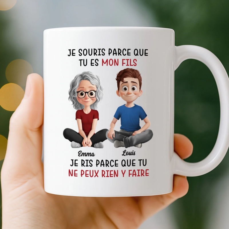 Mug Personnalisé – Cadeaux D’Anniversaire Personnalisés Pour Maman, Papa, Fils – Préparé À La Maison Avec Amour