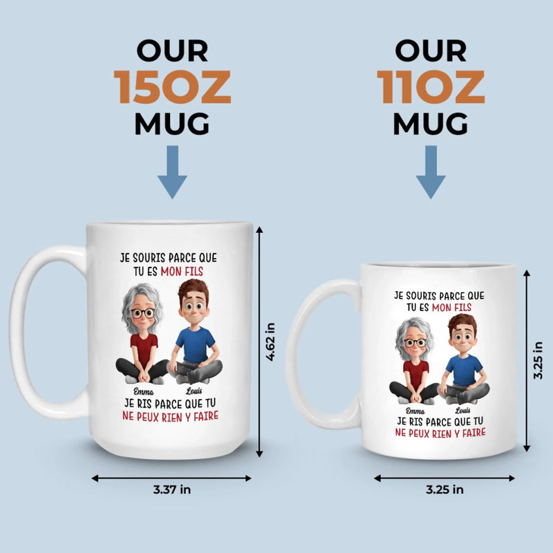 Mug Personnalisé – Cadeaux D’Anniversaire Personnalisés Pour Maman, Papa, Fils – Préparé À La Maison Avec Amour