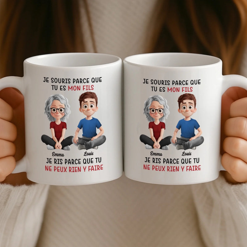 Mug Personnalisé – Cadeaux D’Anniversaire Personnalisés Pour Maman, Papa, Fils – Préparé À La Maison Avec Amour