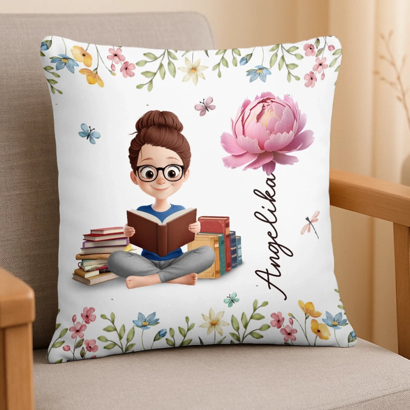 Coussin De Poche Personnalisé – Cadeaux Pour Amoureux Des Livres, Rats De Bibliothèque, Lecteurs – Le Doux Froissement Des Pages Qu’On Tourne
