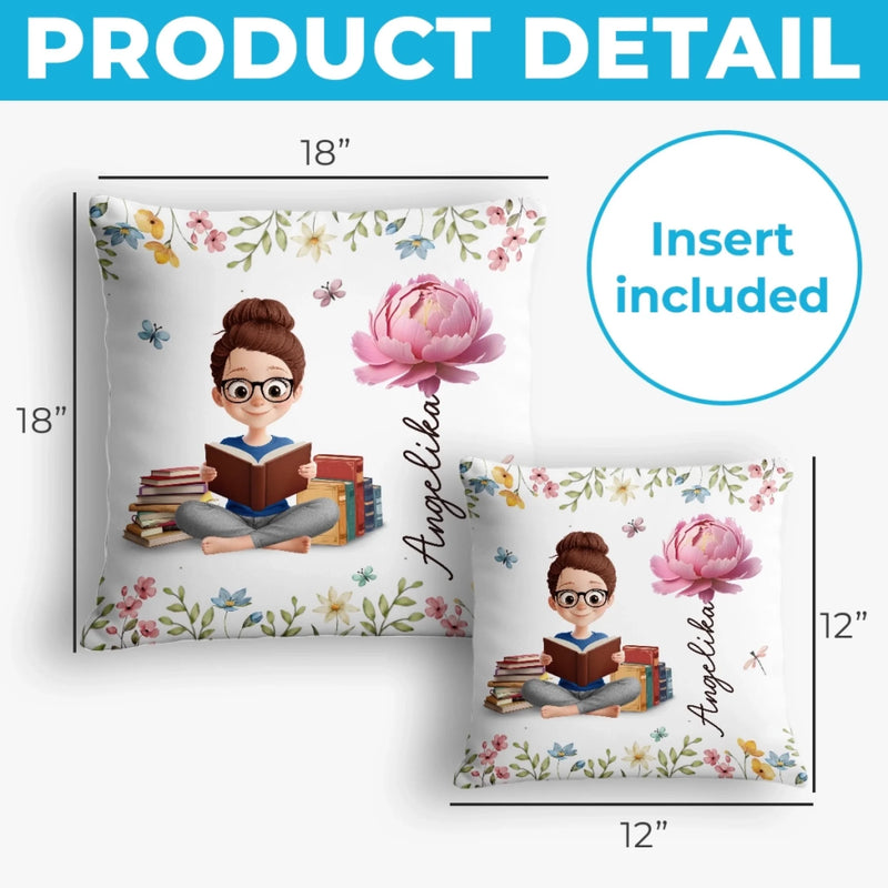 Coussin De Poche Personnalisé – Cadeaux Pour Amoureux Des Livres, Rats De Bibliothèque, Lecteurs – Le Doux Froissement Des Pages Qu’On Tourne
