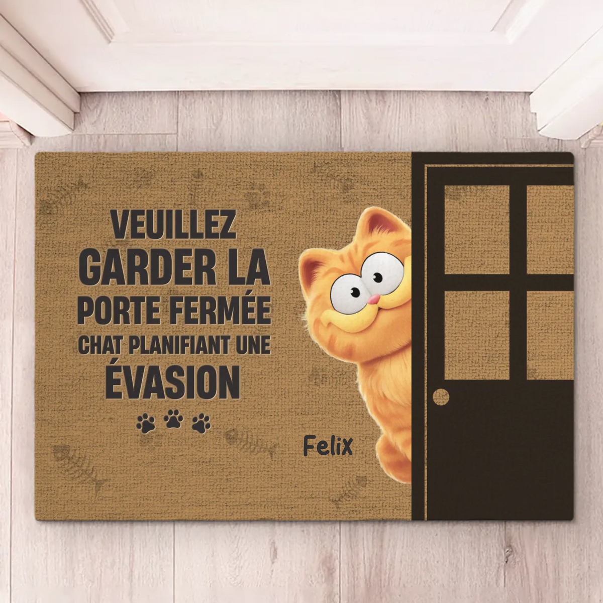 Tapis Décoratif Personnalisé Pour La Maison – Cadeaux D'Anniversaire Personnalisés Pour Les Amoureux Des Chats, Les Mamans Et Papas De Chats – Le Royaume Du Chat