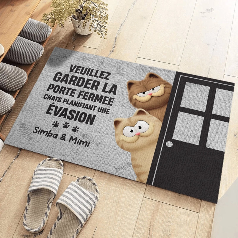 Tapis Décoratif Personnalisé Pour La Maison – Cadeaux D’Anniversaire Personnalisés Pour Les Amoureux Des Chats, Les Mamans Et Papas De Chats – Le Royaume Du Chat