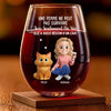 Verre À Vin Personnalisé – Cadeaux De Noël Et D’Anniversaire Personnalisés Pour Les Amoureux Des Chats, Les Mamans Et Papas De Chats – La Vie A Besoin D’un Ronron