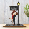 Plaque En Bois À Deux Couches Personnalisée – Cadeaux D’Anniversaire De Mariage Pour Mari Et Femme, Lui Et Elle – Un Baiser Qui A Écrit Notre Pour Toujours