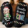Chaussettes Personnalisées – Cadeaux De Noël Et D’Anniversaire Personnalisés Pour Femmes Et Hommes – Occupée À Tomber Amoureuse Dans Un Scénario Hallmark