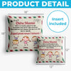 Coussin De Poche Personnalisé – Cadeaux De Noël Et D’Anniversaire Personnalisés Pour Maman Et Mamie – Joie En Famille