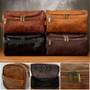 Trousse De Toilette En Cuir Gravée Personnalisée – Cadeaux D’Anniversaire Personnalisés Pour Papa, Frère, Grand-Père, Mari – Pour L’Homme Toujours En Mouvement