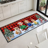 Tapis De Couloir Personnalisé – Cadeaux De Noël Et D’Anniversaire Personnalisés Pour Maman, Papa, Frère, Sœur, Enfants – L’Amour Grandit Ensemble