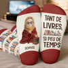 Chaussettes Personnalisées – Cadeaux Pour Amoureux Des Livres, Rats De Bibliothèque, Lecteurs – Marquage De Mes Histoires Précieuses