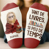 Chaussettes Personnalisées – Cadeaux Pour Amoureux Des Livres, Rats De Bibliothèque, Lecteurs – Marquage De Mes Histoires Précieuses