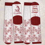 Chaussettes Personnalisées - Cadeaux Pour Amoureux Des Livres, Rats De Bibliothèque, Lecteurs - Tant De Livres, Si Peu De Temps