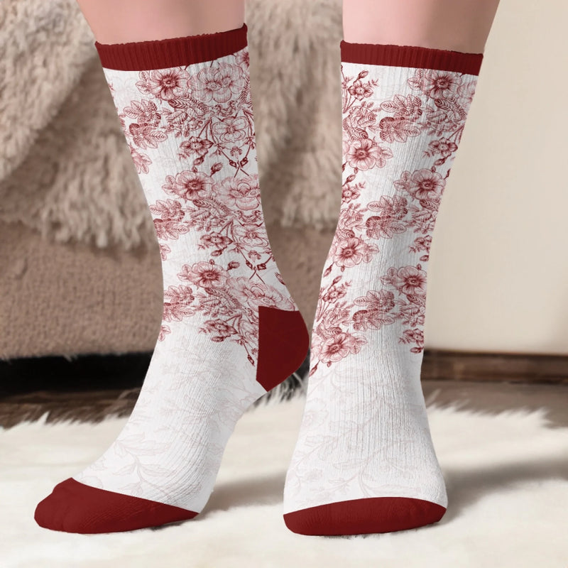 Chaussettes Personnalisées - Cadeaux Pour Amoureux Des Livres, Rats De Bibliothèque, Lecteurs - Tant De Livres, Si Peu De Temps