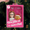 Ornement Acrylique En Forme De Boîte À Jouets Personnalisé – Cadeaux De Noël Et D’Anniversaire Personnalisés Pour Les Amoureux Des Chats, Mamans Et Papas Chats – Tout Ce Que Je Veux Pour Noël, C’est Un Miaou