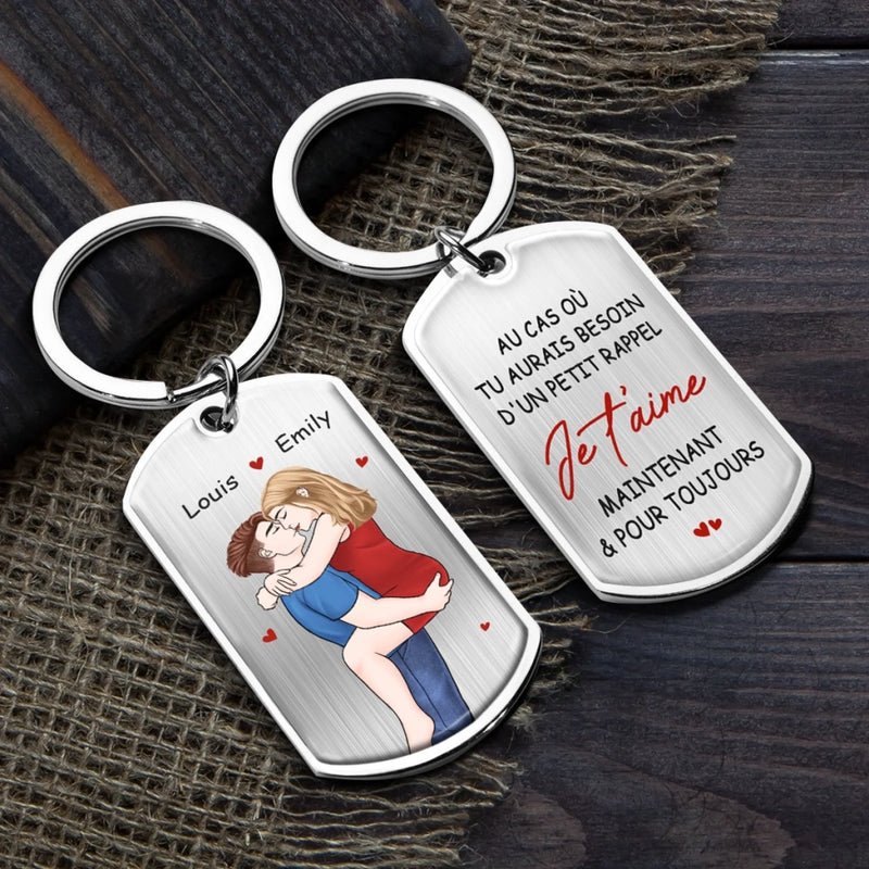 Porte-Clés Personnalisé – Cadeaux Personnalisés D’Anniversaire Et De Mariage Pour Mari Et Femme, Lui Et Elle – Un Petit Rappel Que Je T’Aime Un Peu Plus Chaque Jour