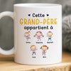 Tasse Personnalisée – Cadeaux D’Anniversaire Personnalisés Pour Papa, Grand-Père – Promu Au Rang De Pap