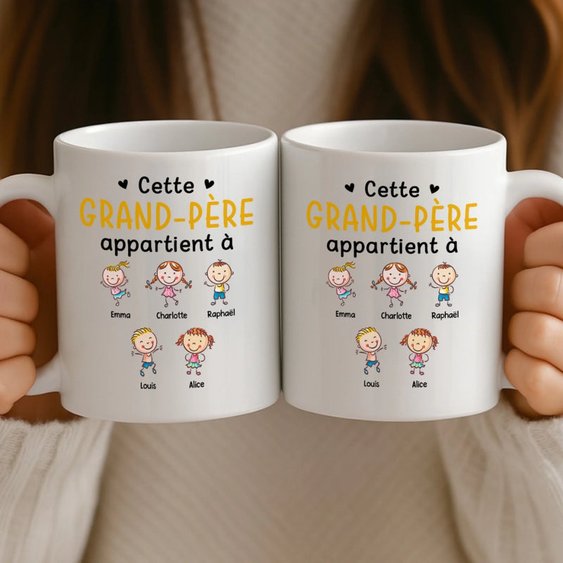 Tasse Personnalisée – Cadeaux D’Anniversaire Personnalisés Pour Papa, Grand-Père – Promu Au Rang De Pap