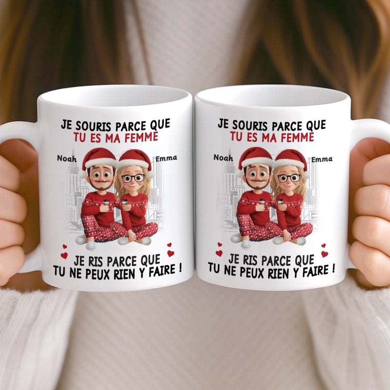 Tasse Personnalisée – Cadeaux D’Anniversaire Personnalisés Pour Pour Mari Et Femme, Pour Lui Et Elle – Toujours Ta Petite Fille, Pour Toujours Mon Plus Grand Amour