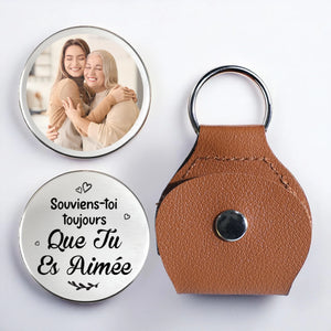 Câlin De Poche Personnalisé Avec Photo – Cadeaux D'Anniversaire Personnalisés Pour Maman, Papa, Fille Et Fils – Emporte Mon Amour Partout Avec Toi
