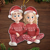 Ornement Acrylique Personnalisé - Cadeaux PersonnalisésD'Anniversaire, De Noël Et De Mariage Pour Mari Et Femme - L'Amour Se Déguste Chaque Jour Comme Un Café Chaiud