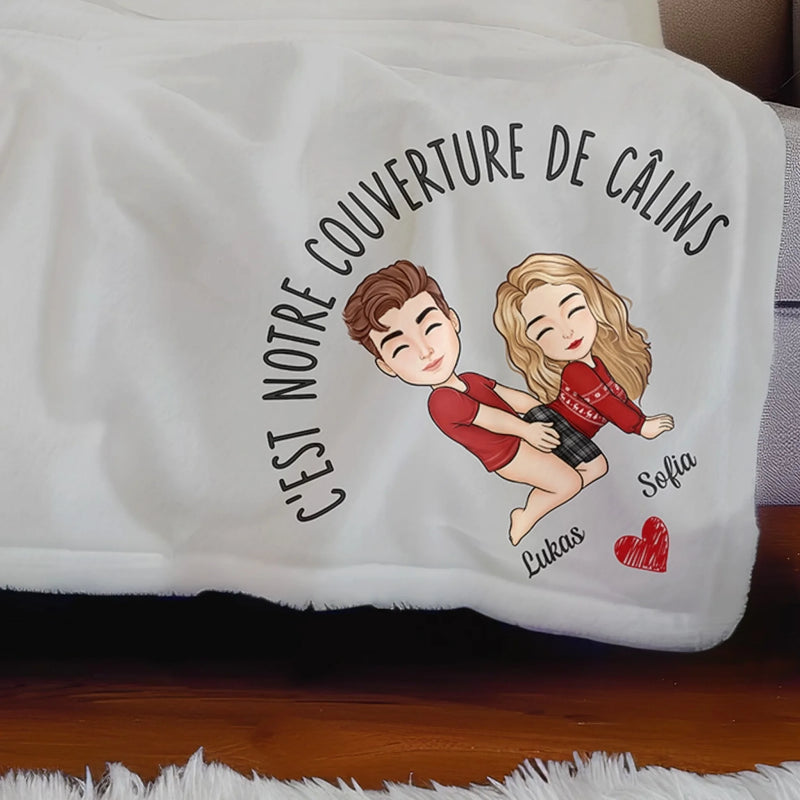 Couverture Personnalisée – Cadeaux D’Anniversaire De Mariage Pour Mari Et Femme – Mon Chapitre Préféré, C’Est Nous