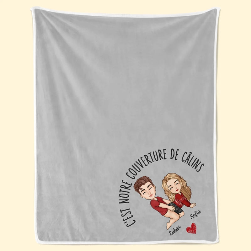 Couverture Personnalisée – Cadeaux D’Anniversaire De Mariage Pour Mari Et Femme – Mon Chapitre Préféré, C’Est Nous