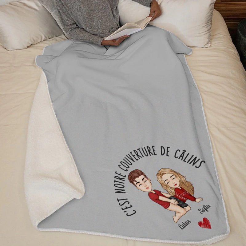 Couverture Personnalisée – Cadeaux D’Anniversaire De Mariage Pour Mari Et Femme – Mon Chapitre Préféré, C’Est Nous