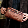 Trousse De Toilette En Cuir Gravée Personnalisée – Cadeaux De Noël Et D’Anniversaire Pour Papa, Frère, Fils, Mari, Témoin, Meilleurs Amis – Le Kit Ultime Pour Homme