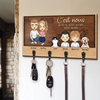 Porte-Clés Mural Personnalisé – Cadeaux D’Anniversaire Pour Maman, Papa, Enfants – Un Foyer Tissé D’Amour