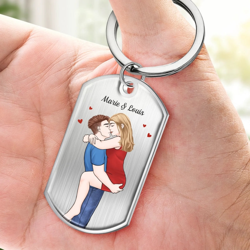 Porte-Clés Personnalisé – Cadeaux Personnalisés D’Anniversaire Et De Mariage Pour Mari Et Femme, Lui Et Elle – Chaque Instant Avec Toi Est Un Trésor
