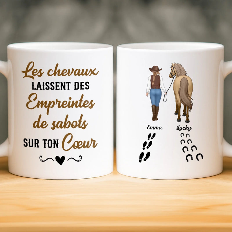 Tasse Personnalisée – Cadeau D’Anniversaire Pour Hommes Et Femmes, Amoureux Des Chevaux – La Vie Est Belle, Mais Les Chevaux La Rendent Encore Plus Belle