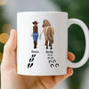 Tasse Personnalisée – Cadeau D’Anniversaire Pour Hommes Et Femmes, Amoureux Des Chevaux – La Vie Est Belle, Mais Les Chevaux La Rendent Encore Plus Belle