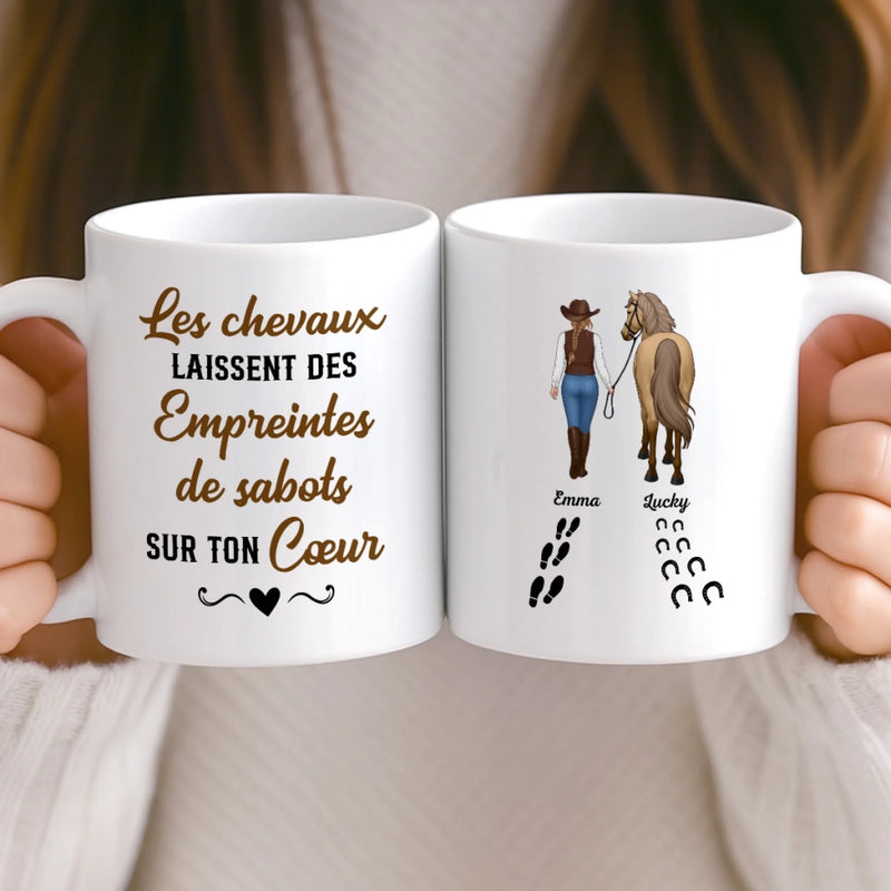 Tasse Personnalisée – Cadeau D’Anniversaire Pour Hommes Et Femmes, Amoureux Des Chevaux – La Vie Est Belle, Mais Les Chevaux La Rendent Encore Plus Belle