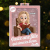 Ornement Acrylique En Forme De Boîte À Jouets Personnalisé – Cadeau Littéraire Personnalisé Pour Amoureux Des Livres, Bookworms Et Lecteurs – Vivre À Travers Mille Histoires