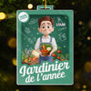 Ornement Acrylique En Forme De Boîte À Jouets Personnalisé – Cadeau De Jardinage Personnalisé Pour Jardiniers À L’Occasion D’Un Anniversaire - Cultiver La Beauté, Jour Après Jour