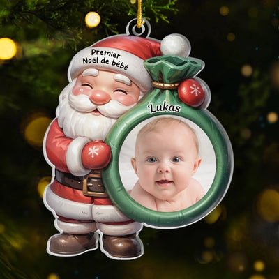 Ornement Acrylique Personnalisé Avec Photo – Cadeaux De Noël, De Baby Shower Et De Révélation De Genre Pour Nouvelles Mamans, Nouveaux Papas, Nouveaux Parents – Le Plus Beau Cadeau De La Vie